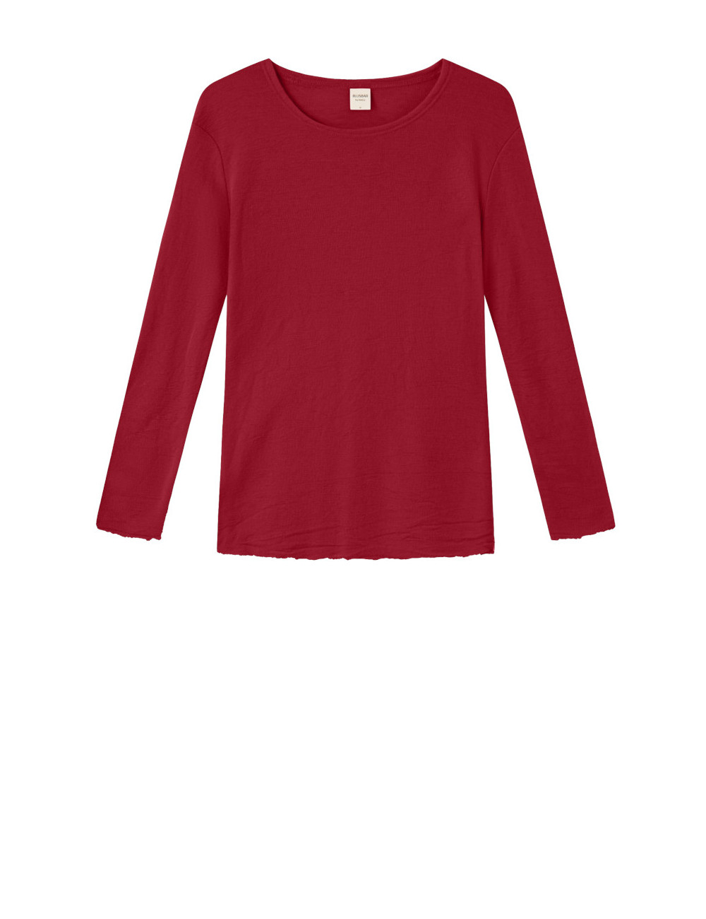 Merino T-shirt 4002 i røde og gullige farver