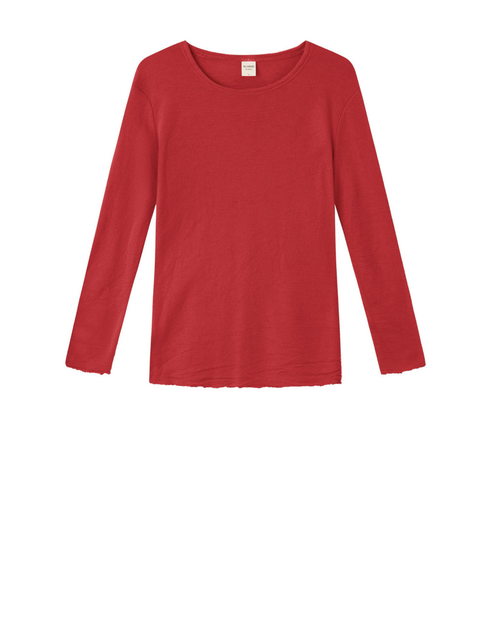 Merino T-shirt 4002 i røde og gullige farver