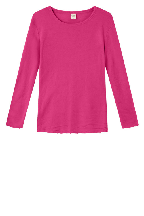 Merino T-shirt 4002 i røde og gullige farver