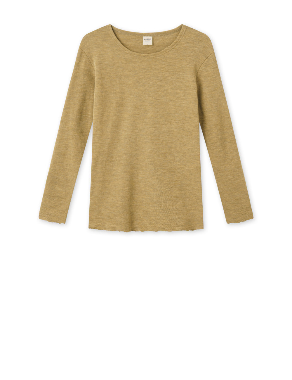 Merino T-shirt 4002 i røde og gullige farver