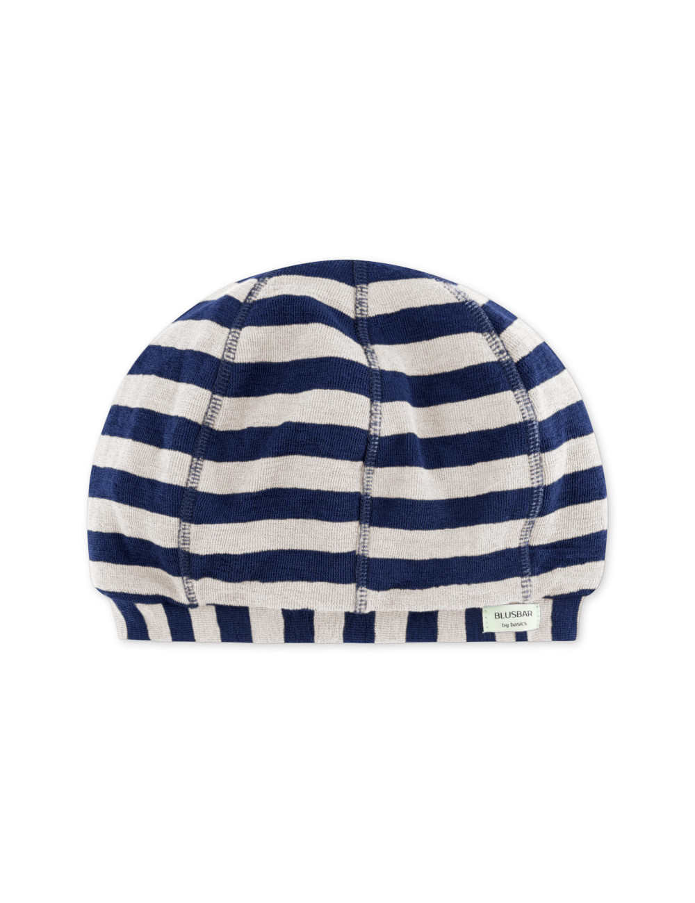 Merino uld hue med baret inspireret facon 1035 i striber