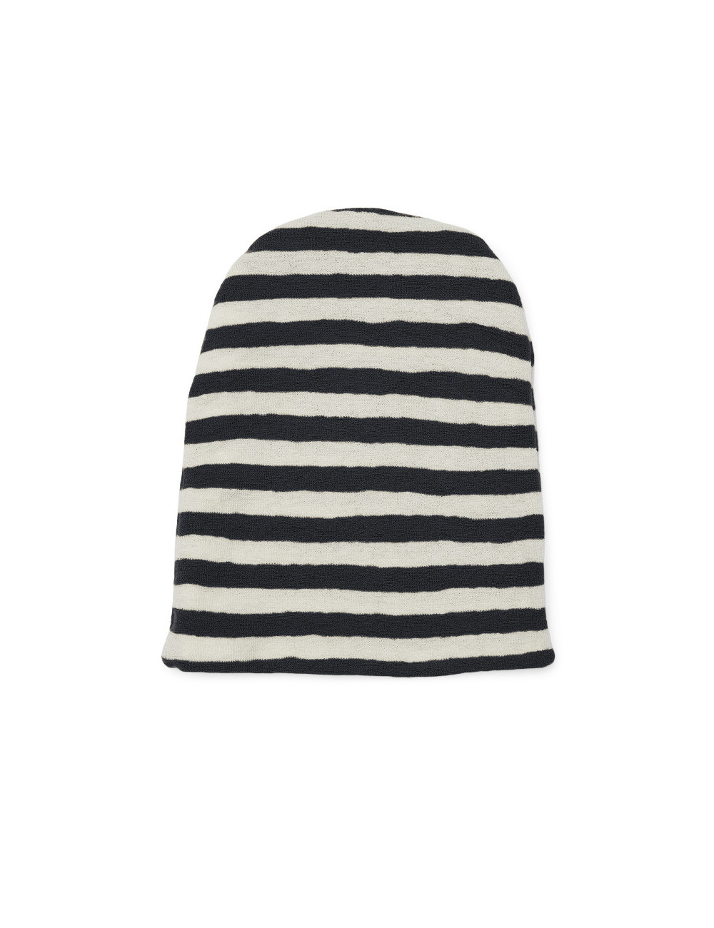 Klassisk hue i merino uld 1007 i striber