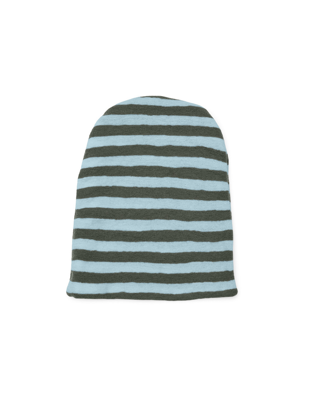 Klassisk hue i merino uld 1007 i striber