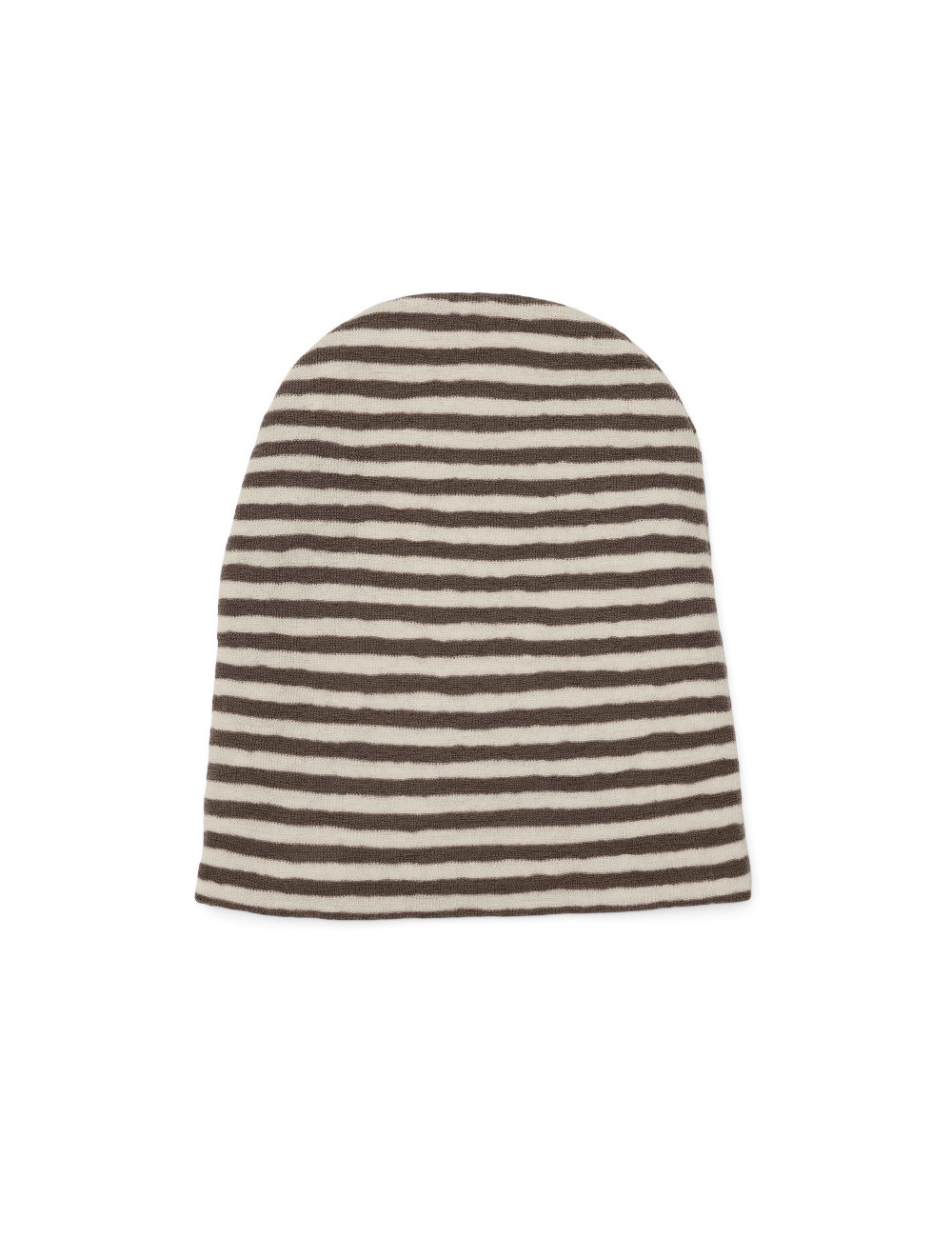 Klassisk hue i merino uld 1007 i striber