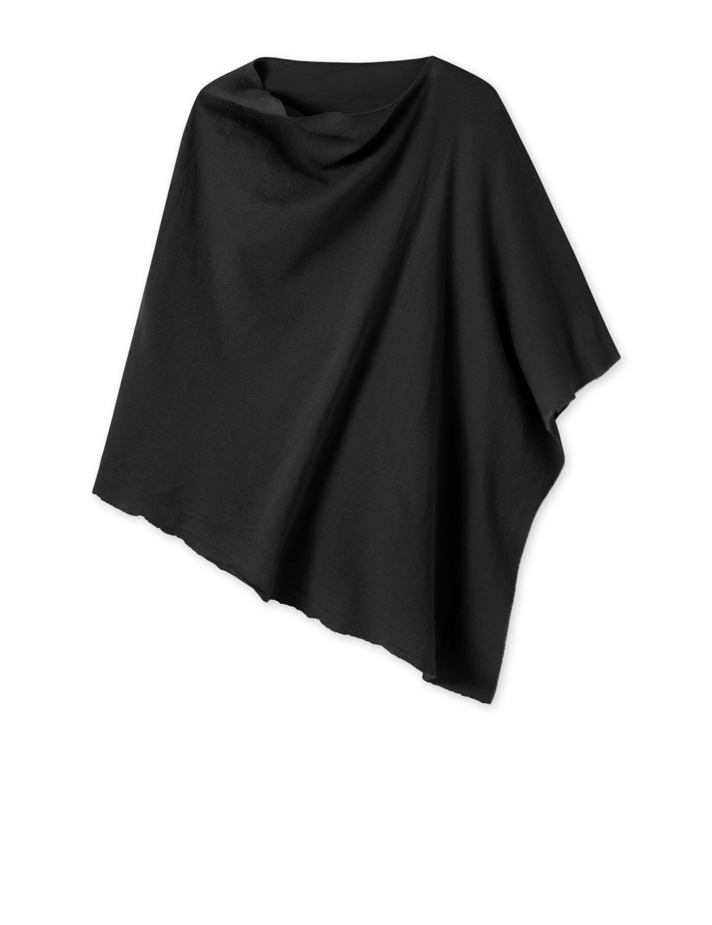 Poncho i merinould 1001 i basis farver