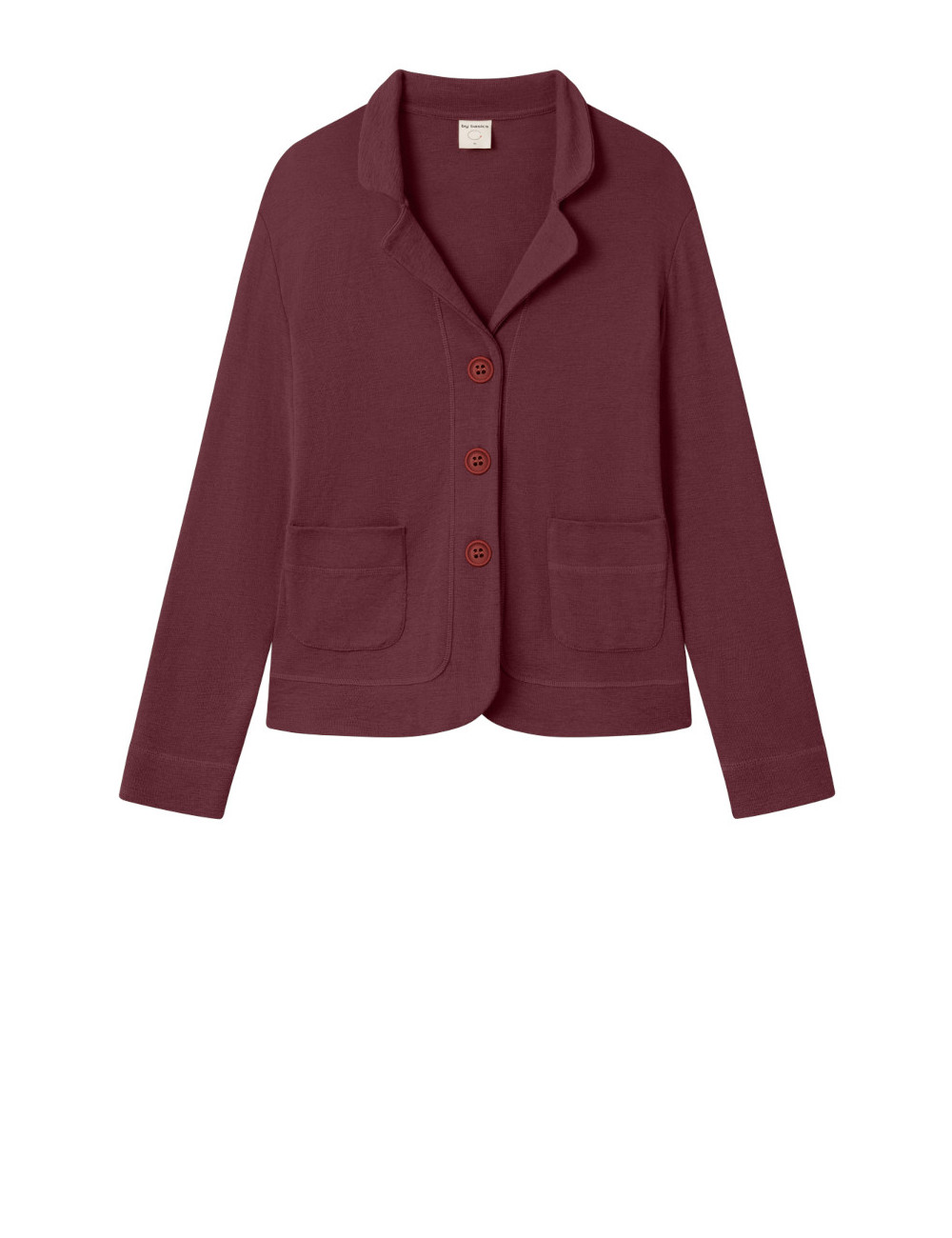 Blazer cardigan i merino uld 8014 i farver