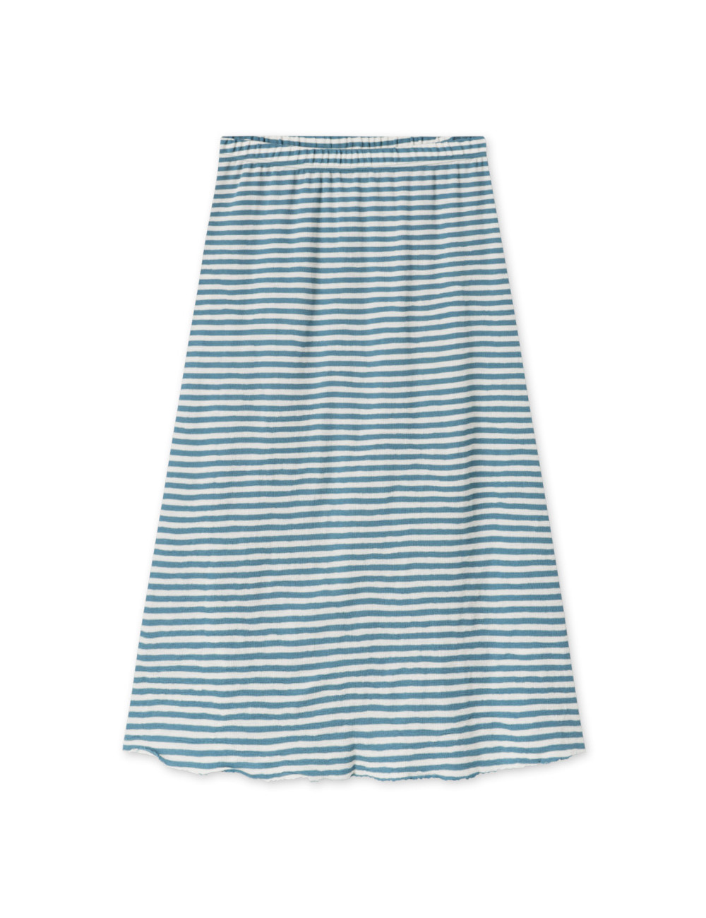 Merino nederdel i A-facon 5004 i striber