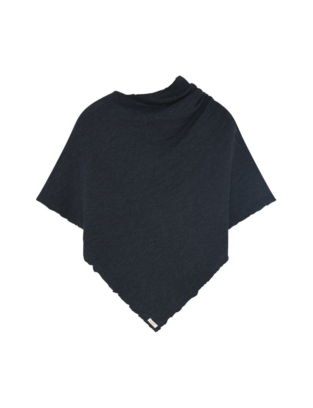 Poncho i merino bobbel uld 1501 i basis farver