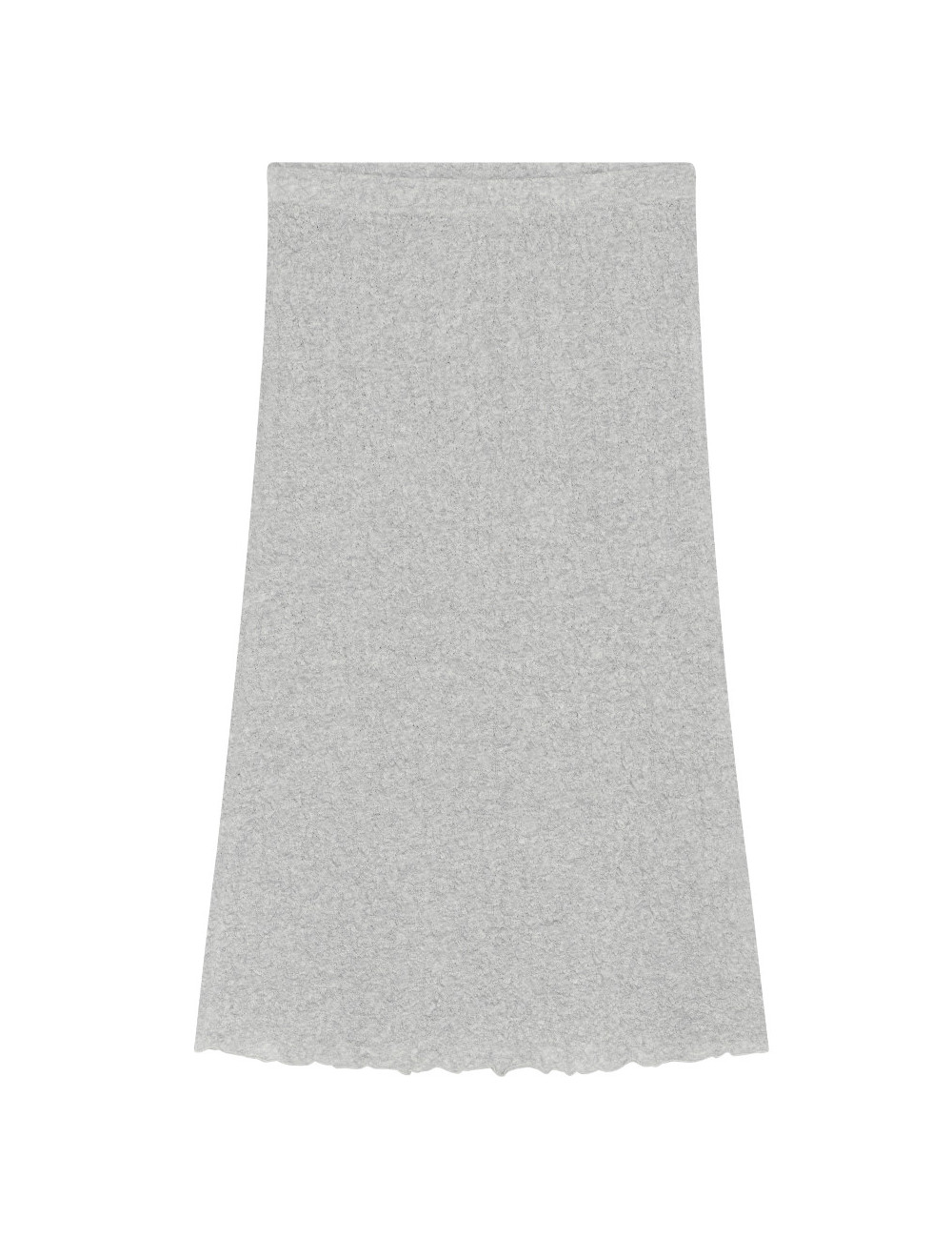 Nederdel med en lille trumpet-facon i bobble-uld 5503