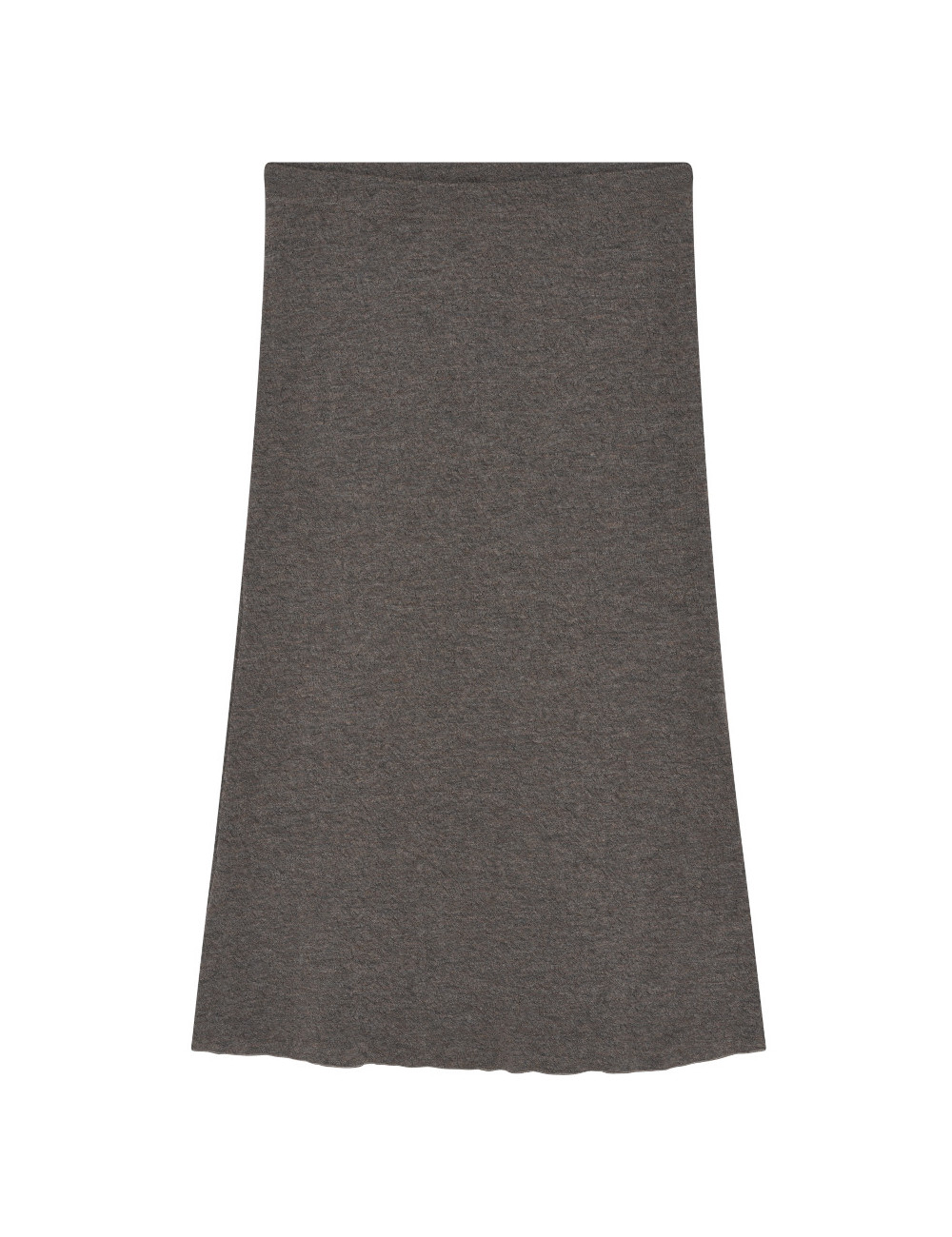 Nederdel med en lille trumpet-facon i bobble-uld 5503