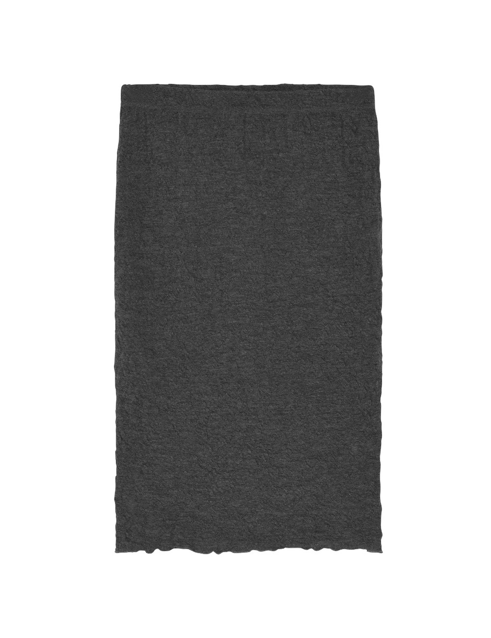 Klassisk nederdel i bobbel-uld 5501 i basis farver