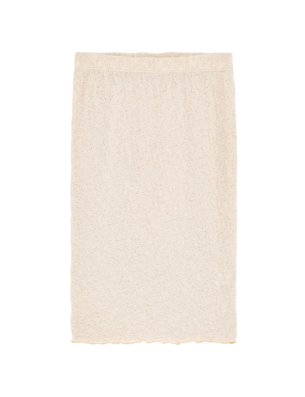 Klassisk nederdel i bobbel-uld 5501 i basis farver