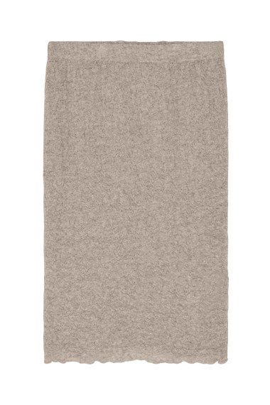 Klassisk nederdel i bobbel-uld 5501 i basis farver