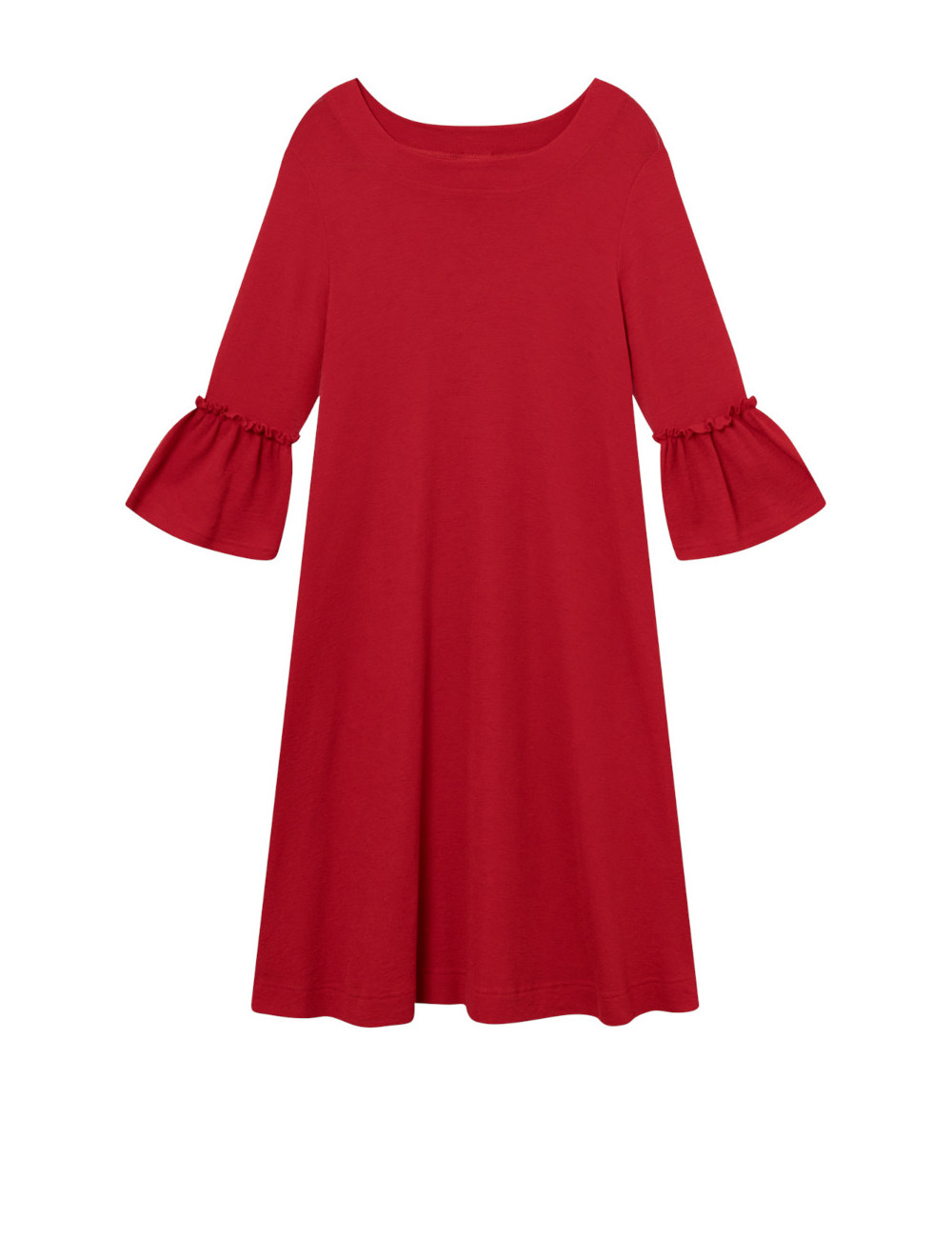 Merino kjole med barok stil 7030 i farver