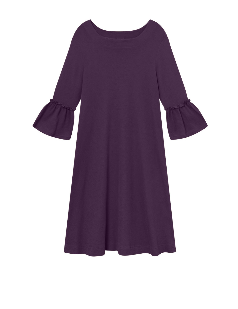 Merino kjole med barok stil 7030 i farver