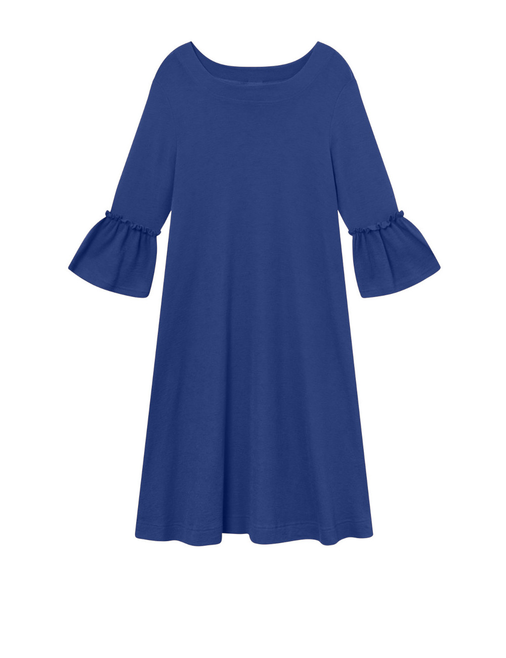 Merino kjole med barok stil 7030 i farver