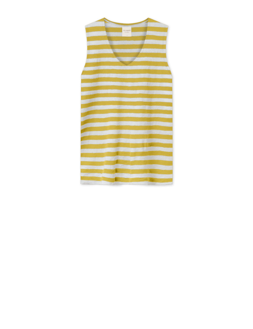 Merino uld vest med V-hals 2003 i striber