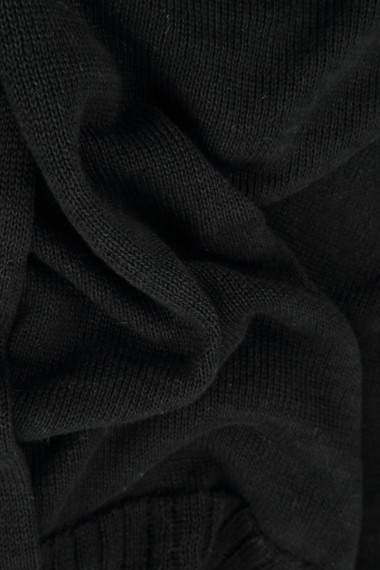 Sort strik cardigan i hør fra Grizas