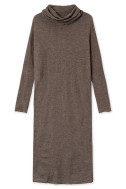 Lang kjole i merino uld 7028 i basis farver