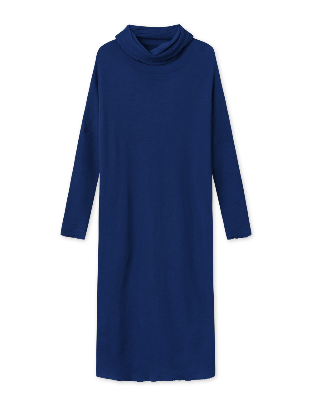 Lang kjole i merino uld 7028 i farver