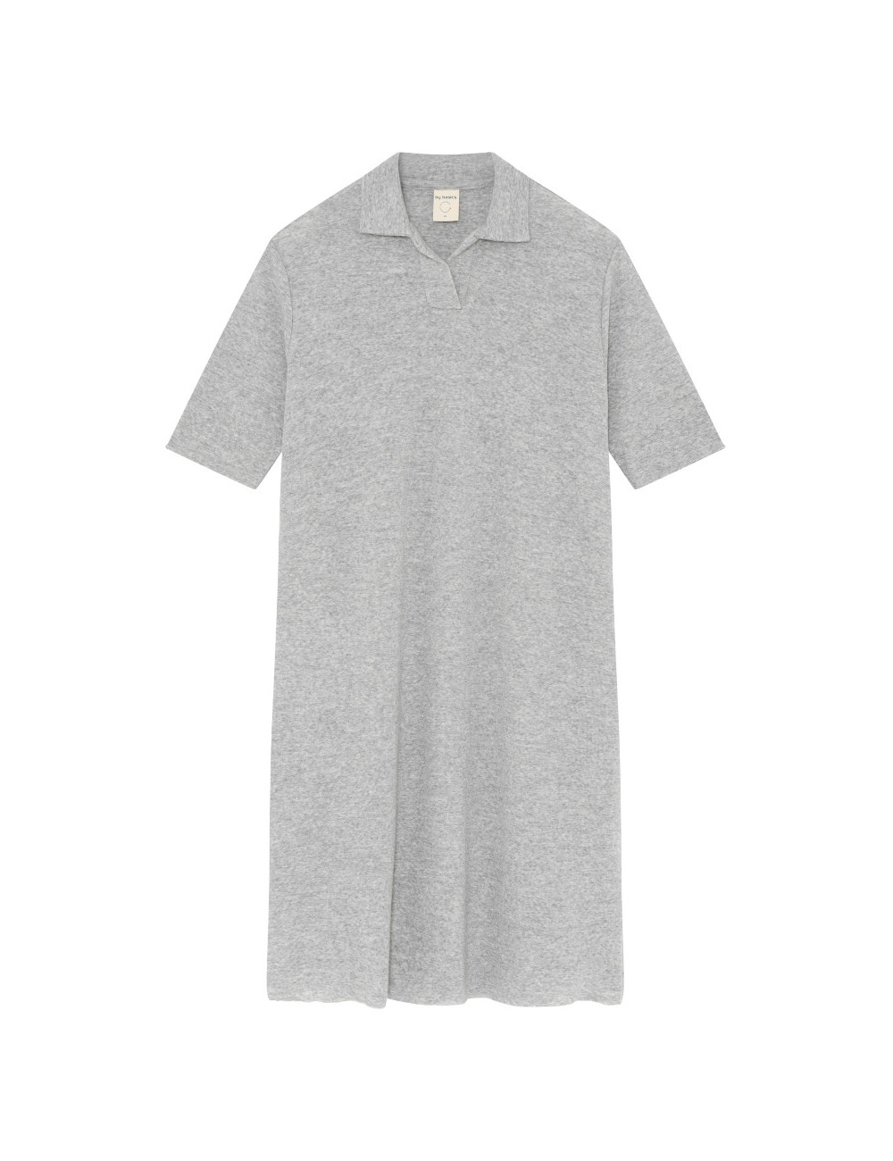 Skjorte kjole i merino uld 7038 i basis farver