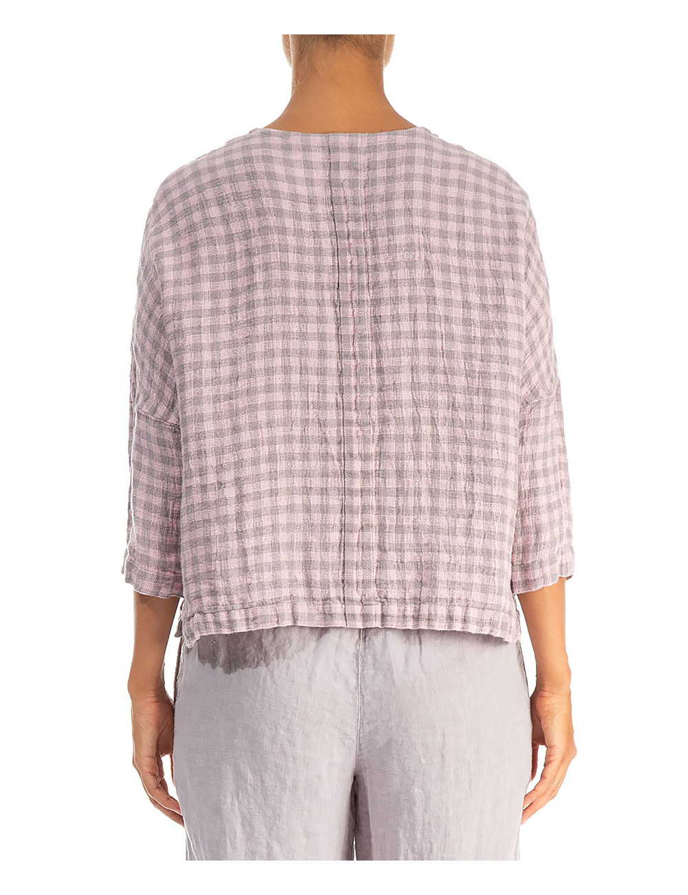 Ternet cardigan i hør