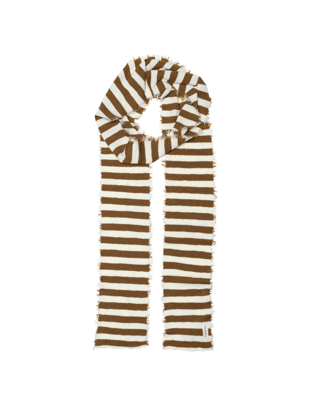 Langt merino uld tørklæde 1049 i striber
