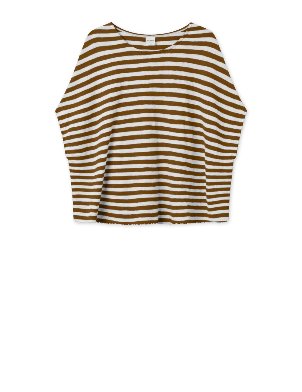 Poncho vest i merino uld 2004 i striber