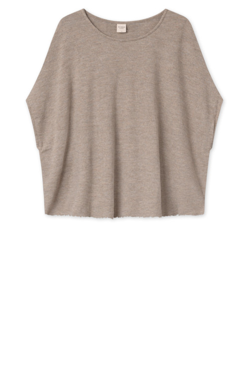 Poncho vest i merino uld 2004 i basis farver