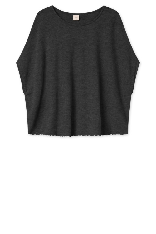 Poncho vest i merino uld 2004 i basis farver