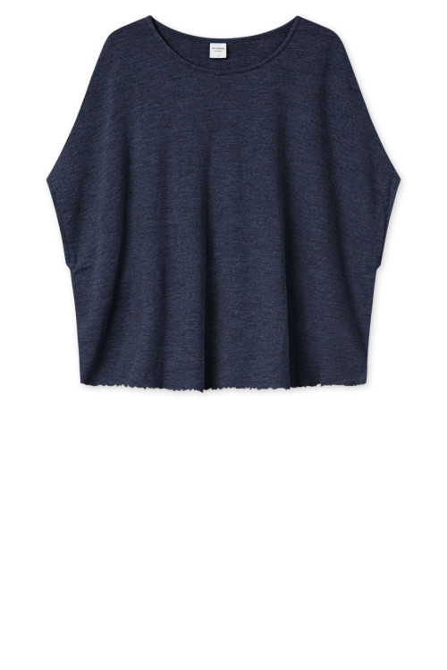 Poncho vest i merino uld 2004 i basis farver