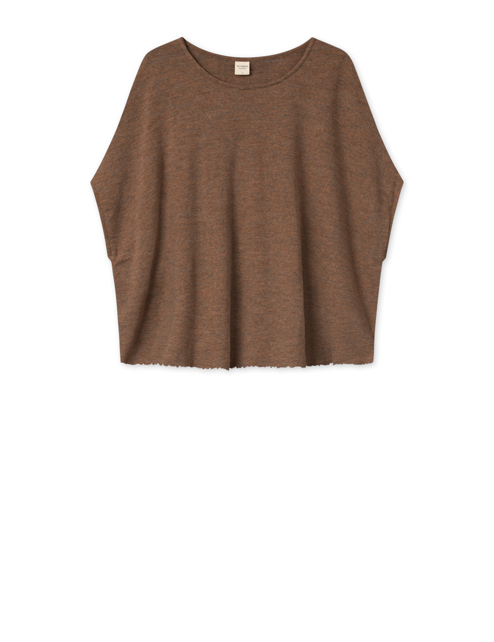 Poncho vest i merino uld 2004 i basis farver