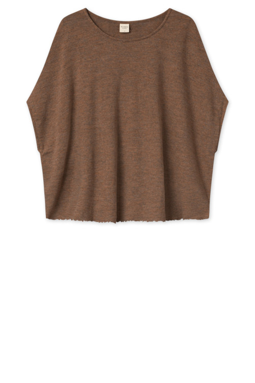 Poncho vest i merino uld 2004 i basis farver