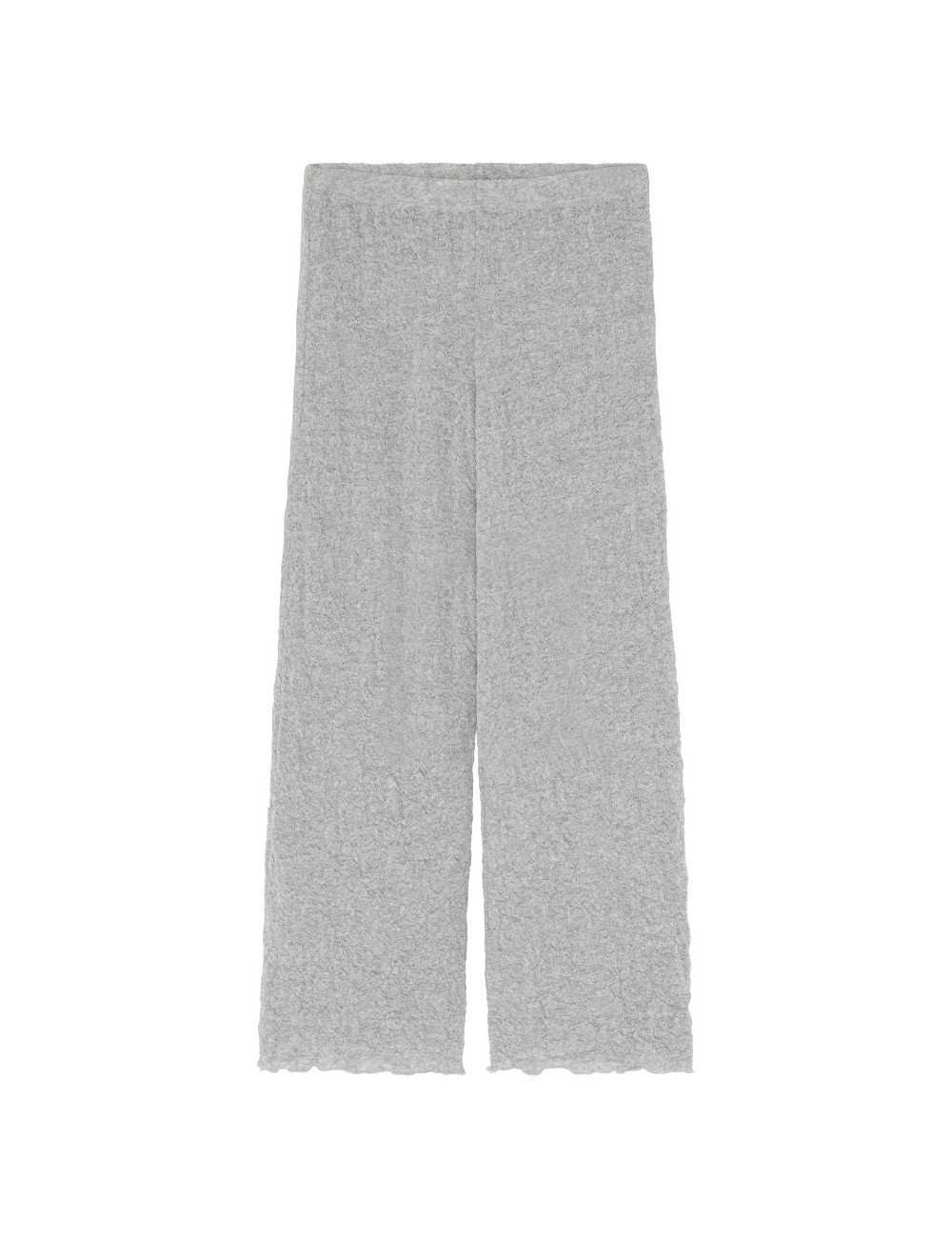 Brede bukser i merino bobbel uld 3501 i basis farver