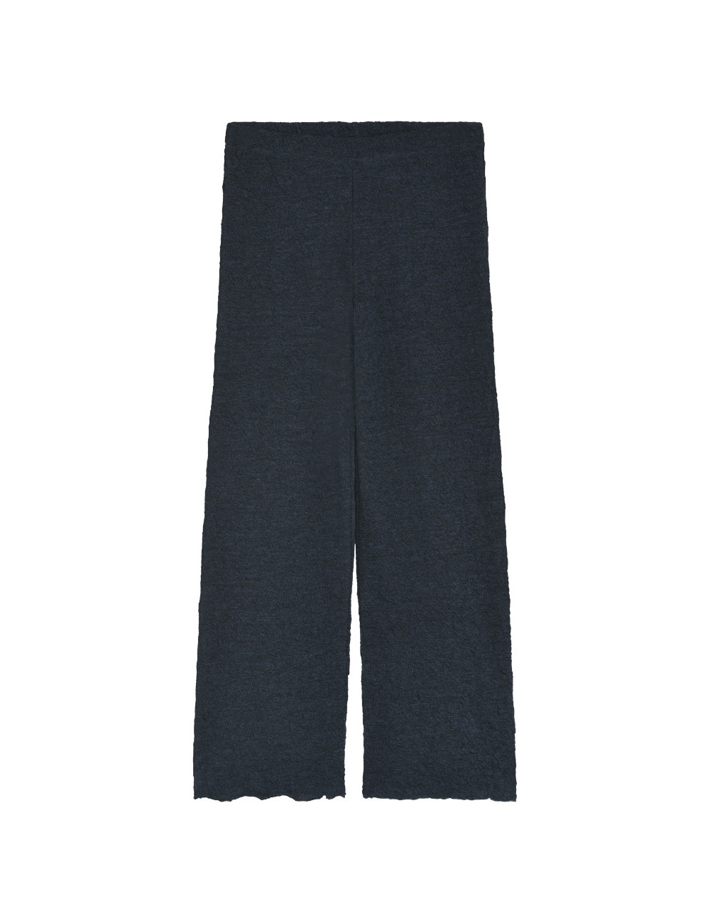 Brede bukser i merino bobbel uld 3501 i basis farver