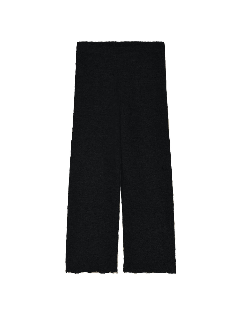 Brede bukser i merino bobbel uld 3501 i basis farver