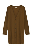 Oversize merino uld cardigan 8017 i basis farver