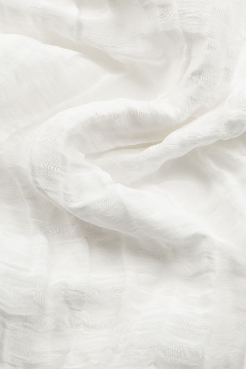 Skjorte bluse i silke og hør blanding