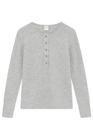 Merino uld bluse med knapper foran 4069 i basis farver