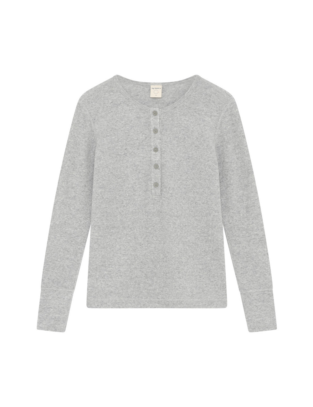 Merino uld bluse med knapper foran 4069 i basis farver