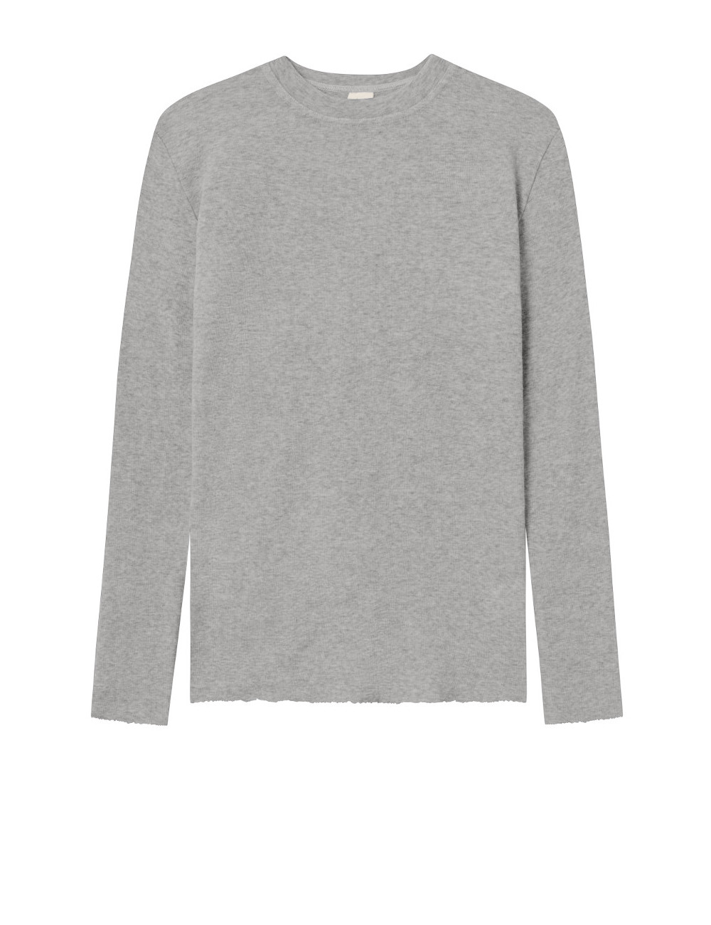 Langærmet trøje med høj halsudskæring 4044 i basis farver