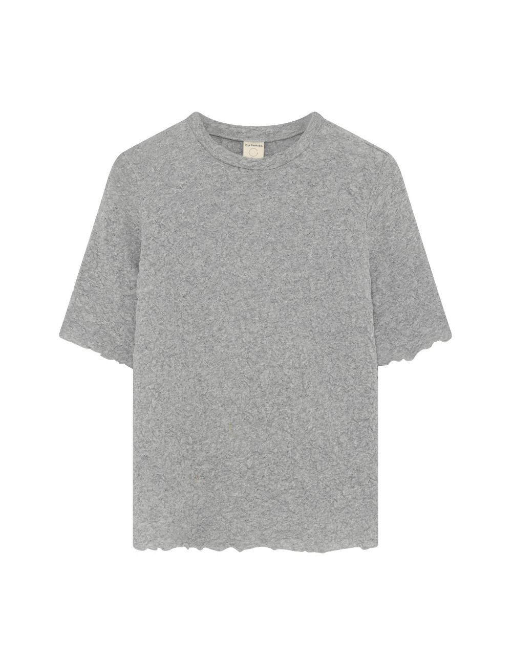 T-shirt i merino bobbel uld 4505 i basis farver