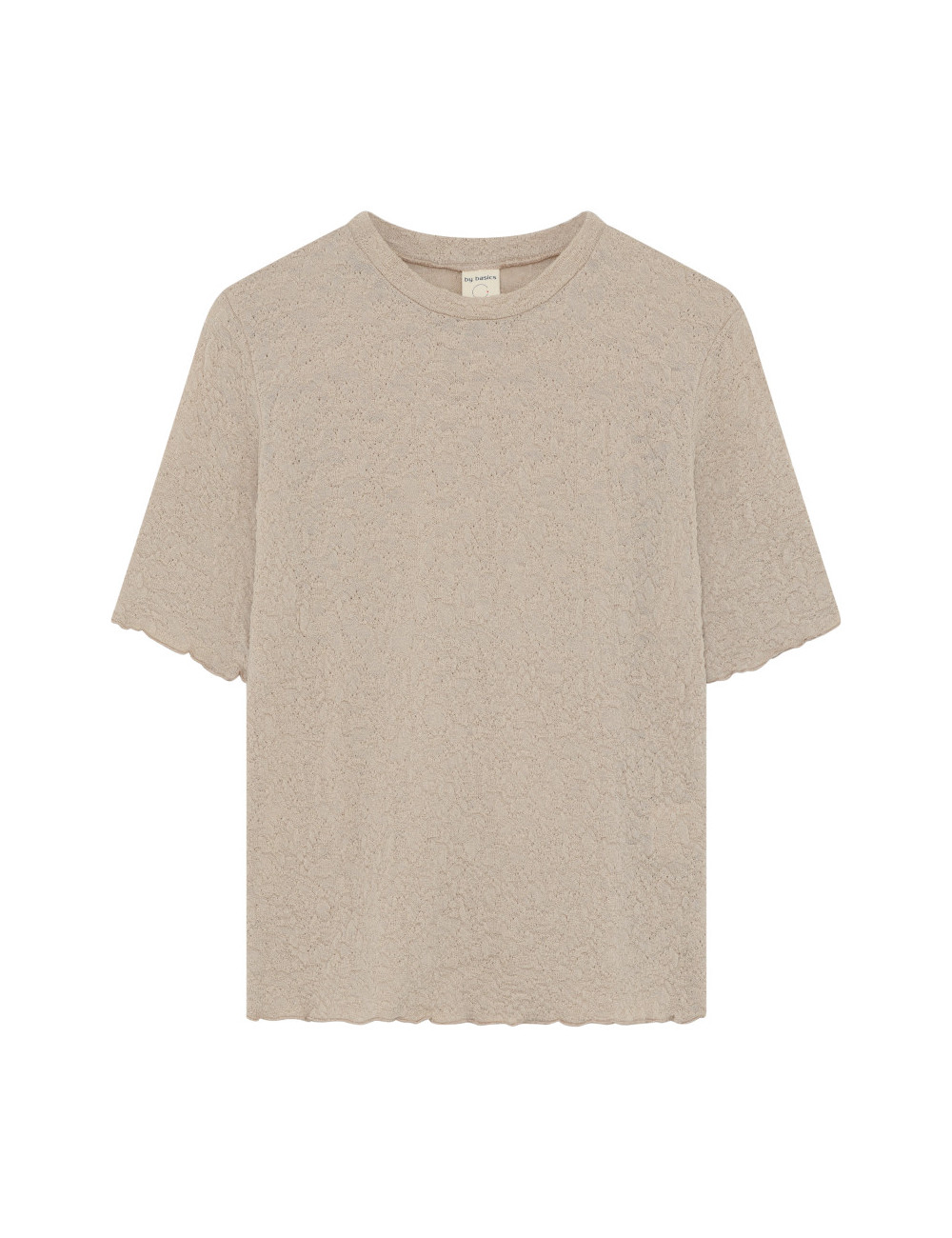 T-shirt i merino bobbel uld 4505 i basis farver