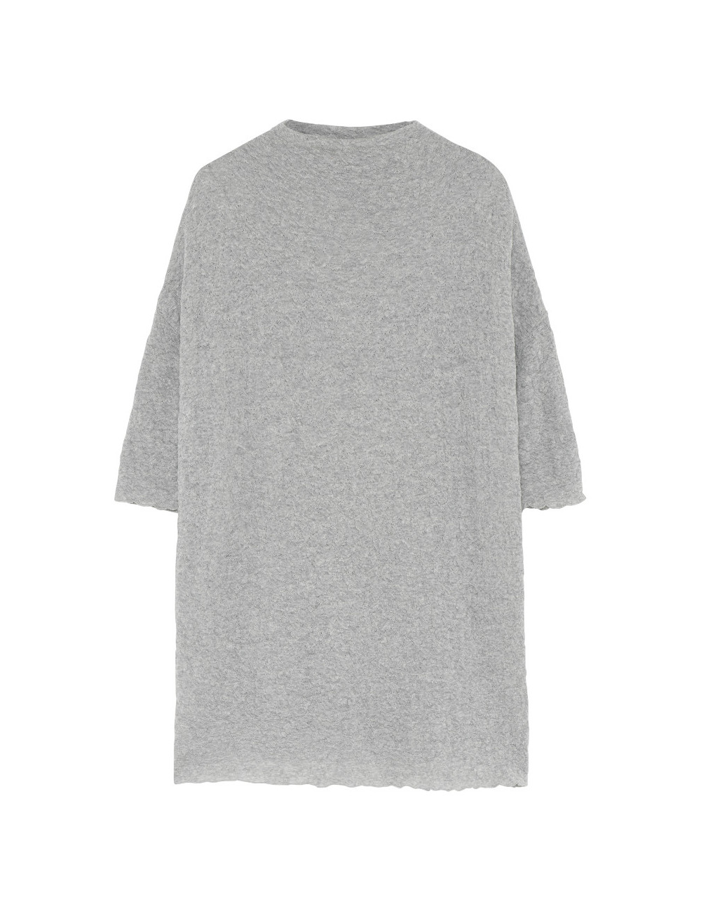 Tunika kjole i merino bobbel uld 6501 i basis farver