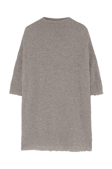 Tunika kjole i merino bobbel uld 6501 i basis farver