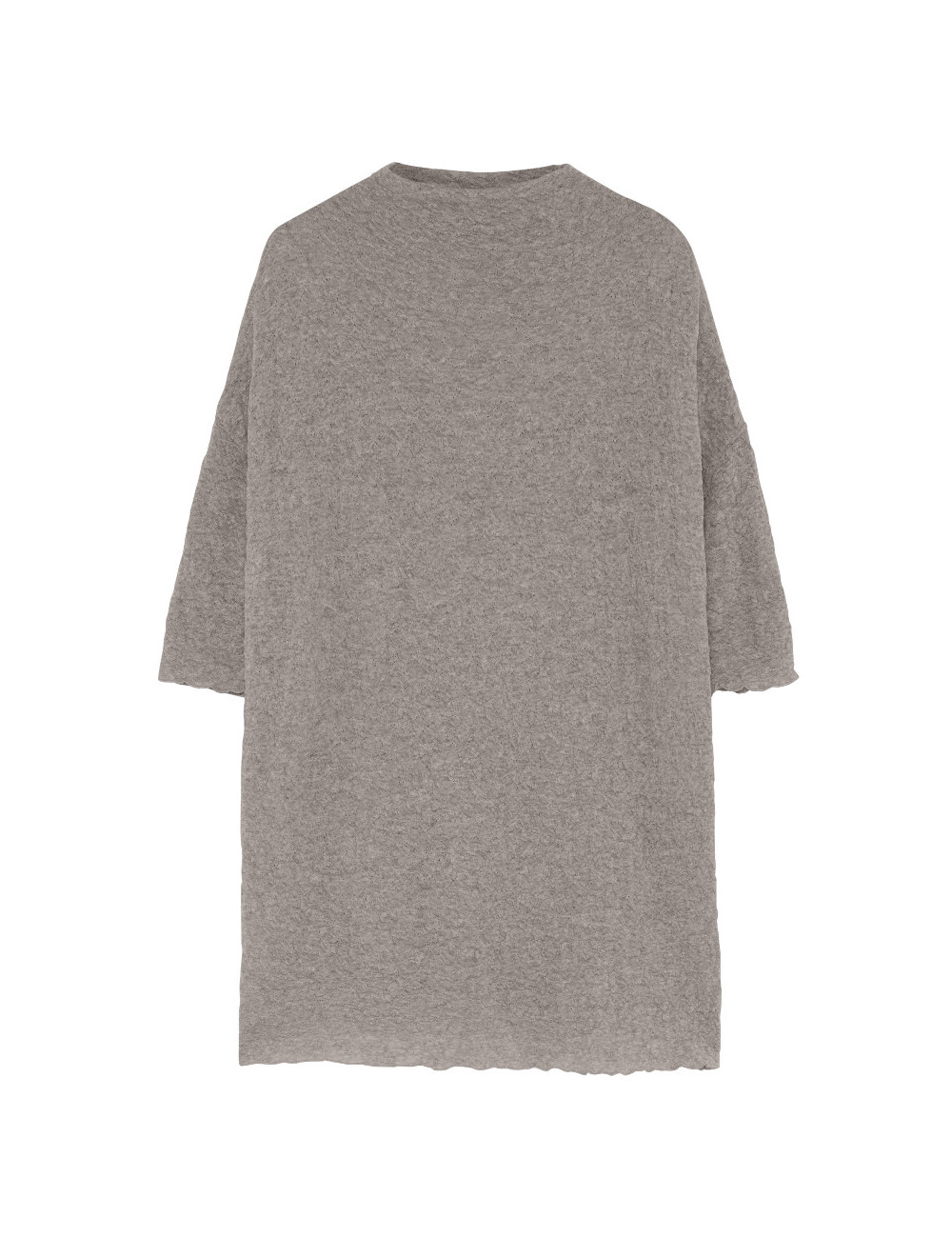 Tunika kjole i merino bobbel uld 6501 i basis farver
