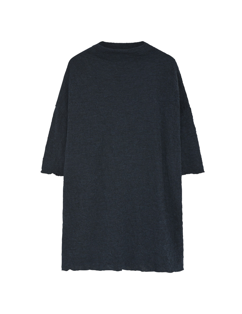 Tunika kjole i merino bobbel uld 6501 i basis farver