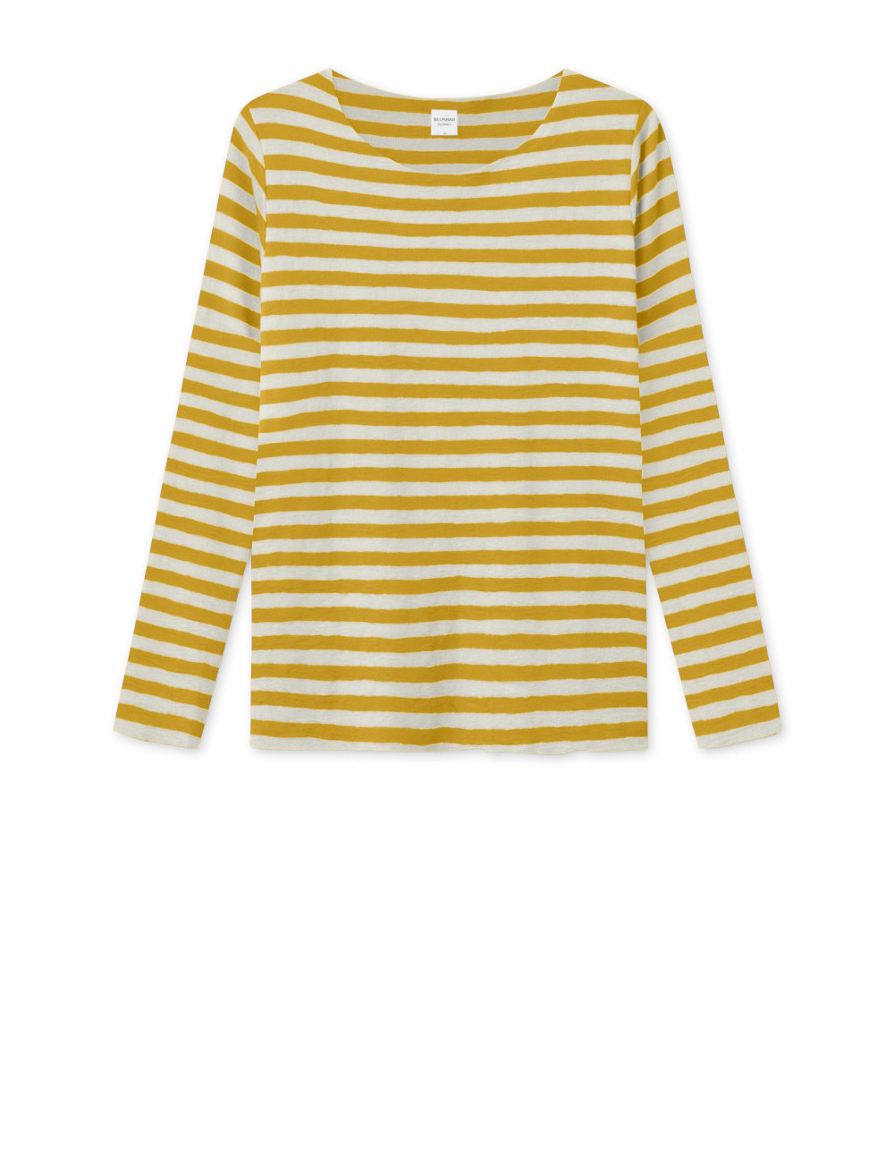 løs bluse i merino uld 4039 i striber