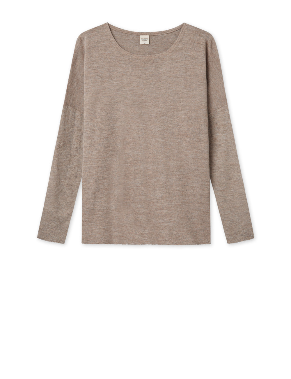 løs bluse i merino uld 4039 i basis farver