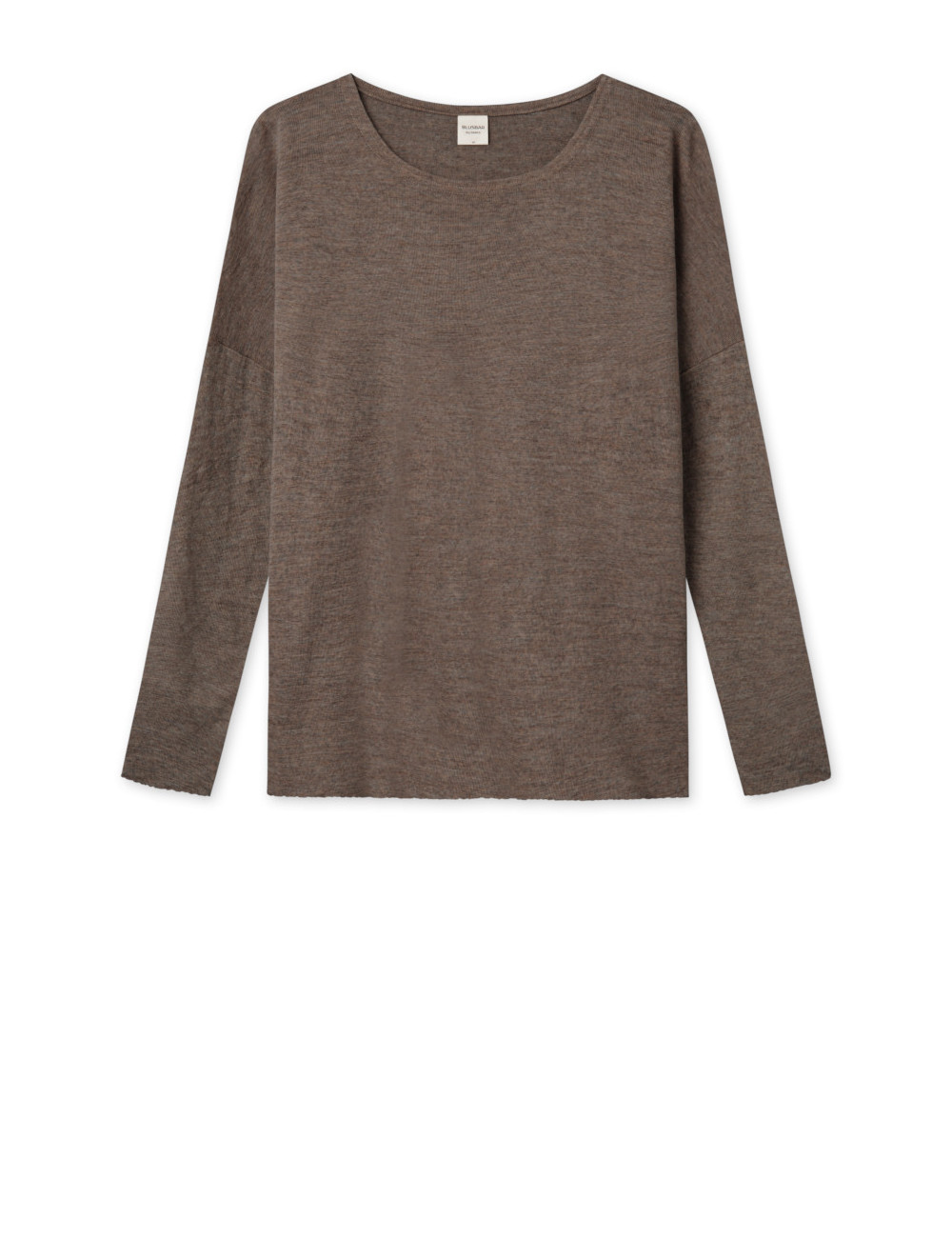 løs bluse i merino uld 4039 i basis farver